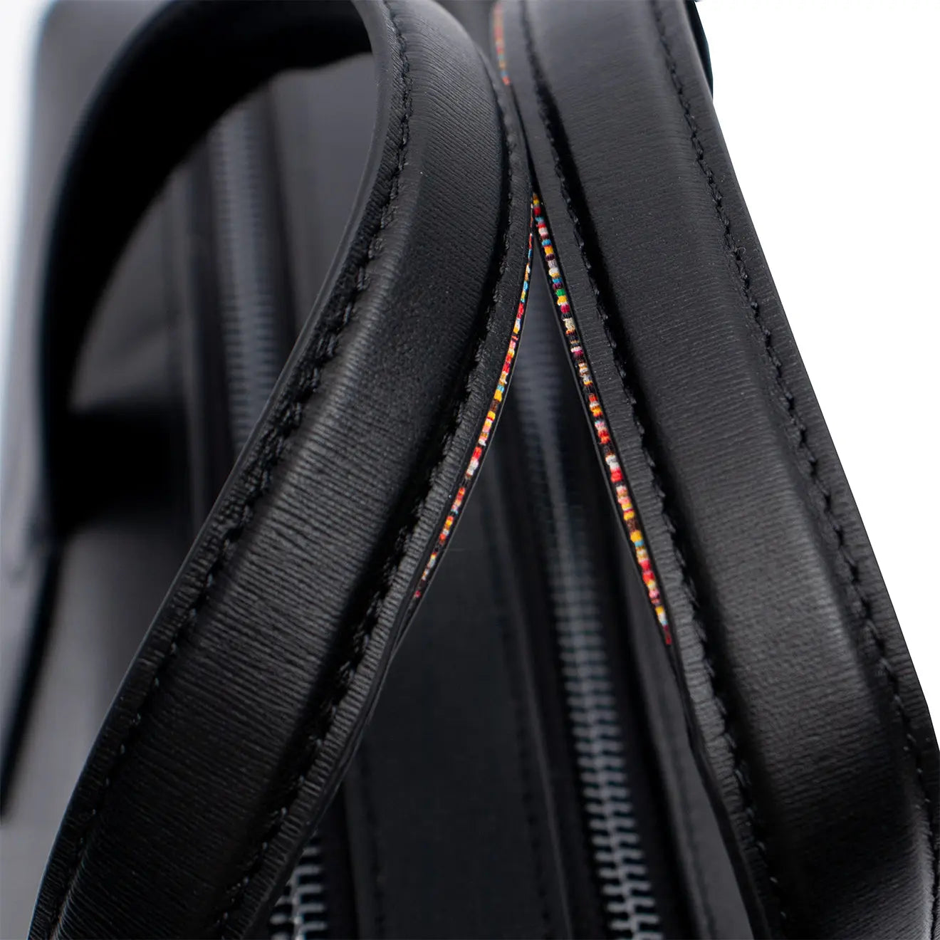 Paul Smith Leather Bag Double Zip Black - Parasol Store