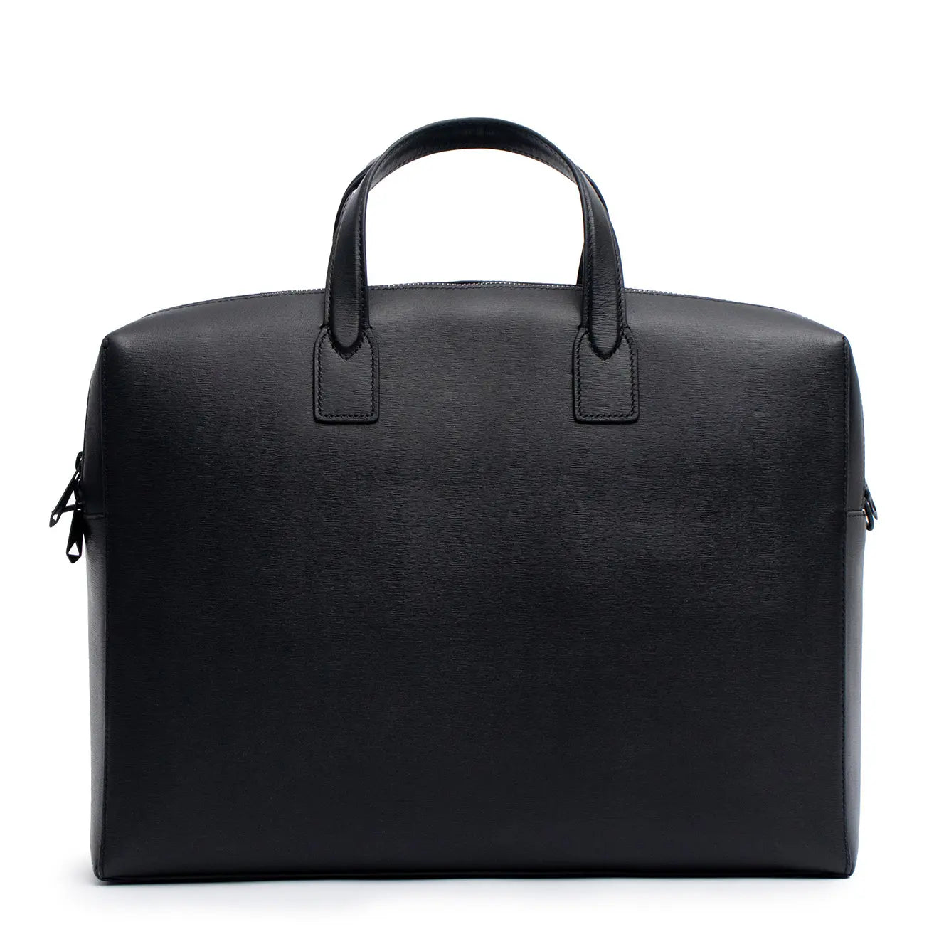 Paul Smith Leather Bag Double Zip Black - Parasol Store