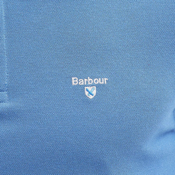 Barbour Sports Polo Shirt Federal Blue - Parasol Store