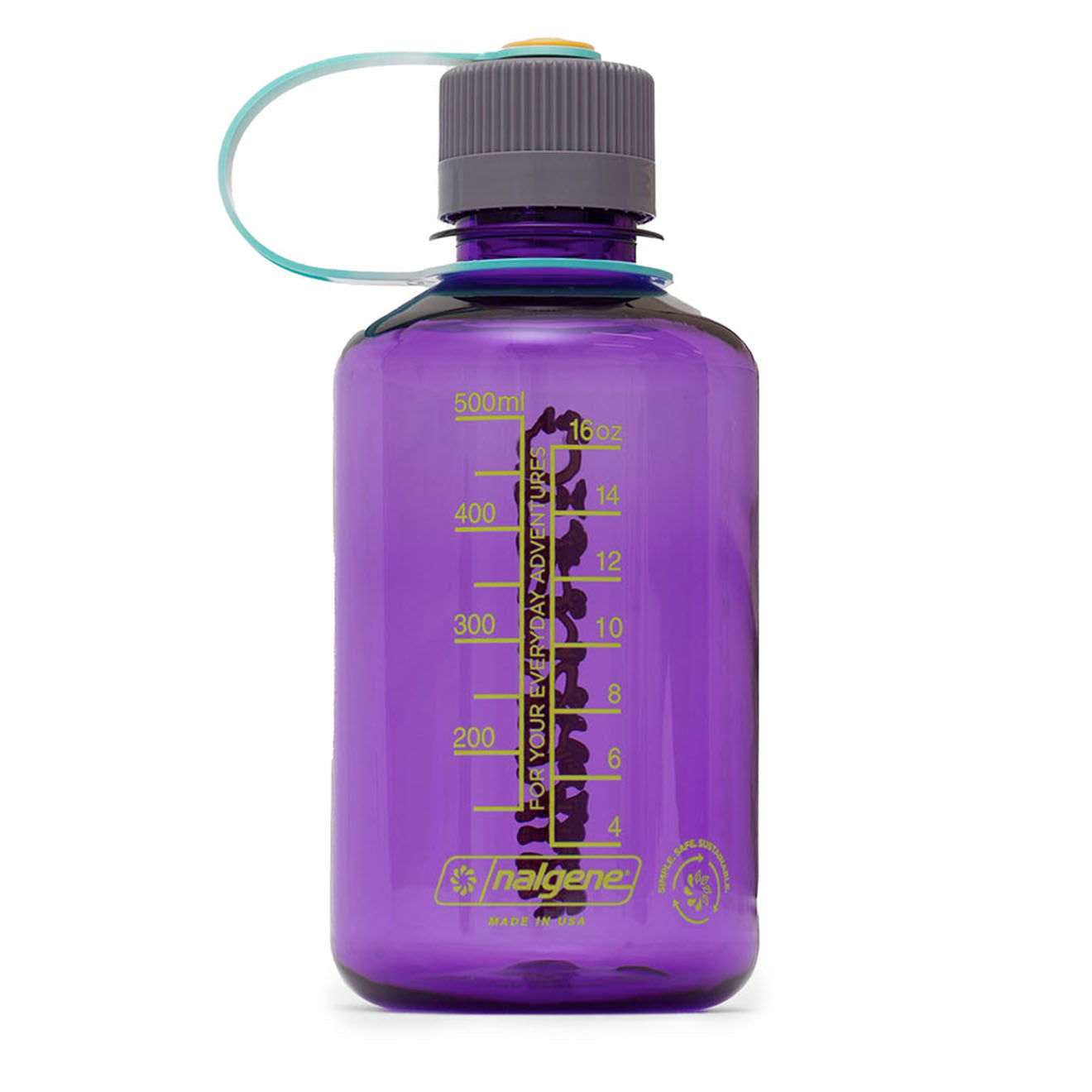 Hikerdelic x Nalgene Bottle Narrow Mouth 16oz Purple - Parasol Store
