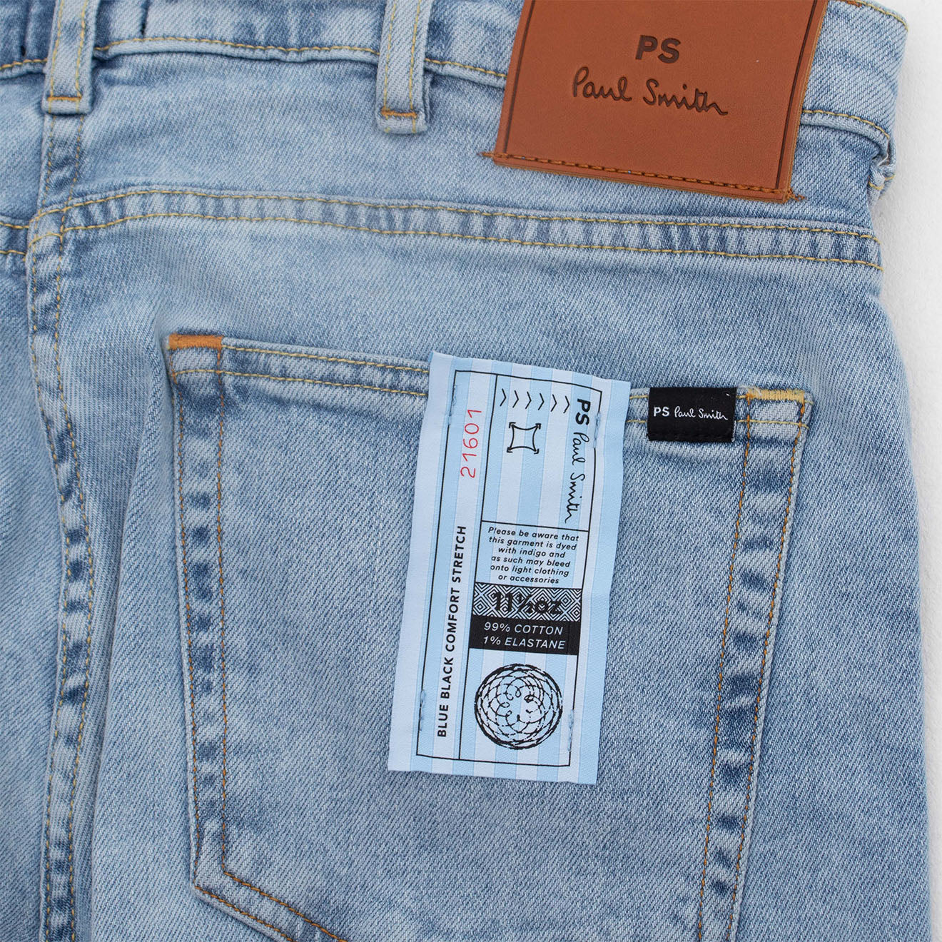 Paul Smith Tapered Fit Jean Light Base - Parasol Store