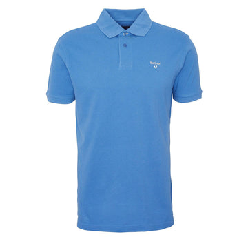 Barbour Sports Polo Shirt Federal Blue - Parasol Store