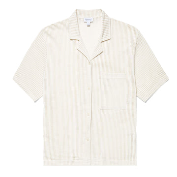 Sunspel Womens Lace Mesh Shirt Ecru - Parasol Store