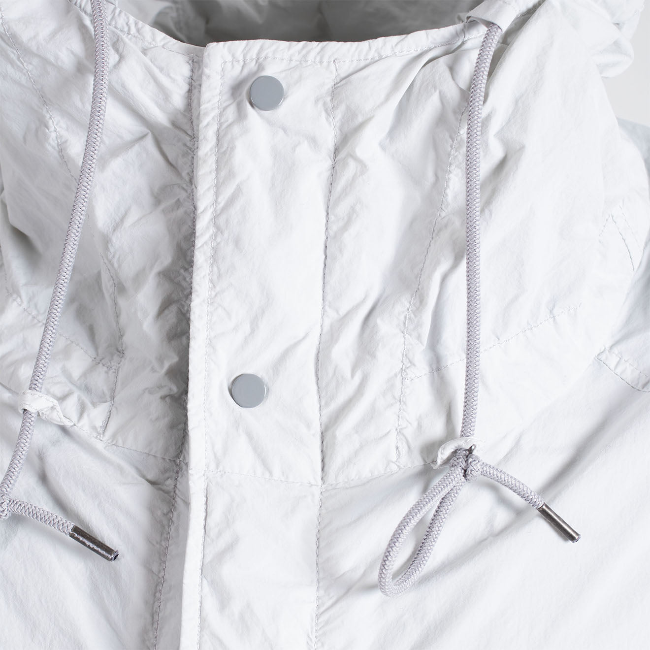 Ten C Hooded Mid Layer Grey Microchip - Parasol Store
