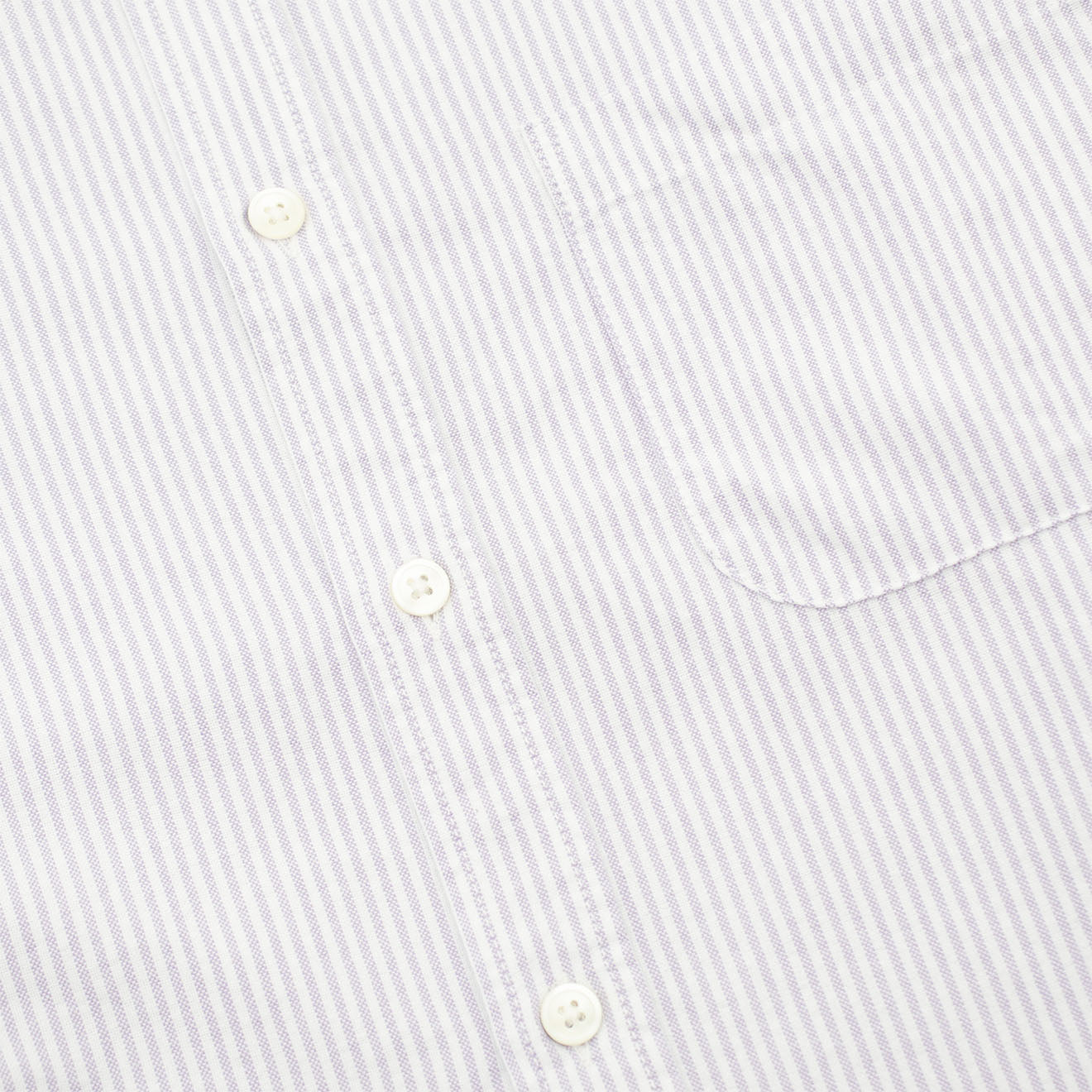 Portuguese Flannel L/S Oxford Button Down Belavista Shirt Stripe Lavanda - Parasol Store
