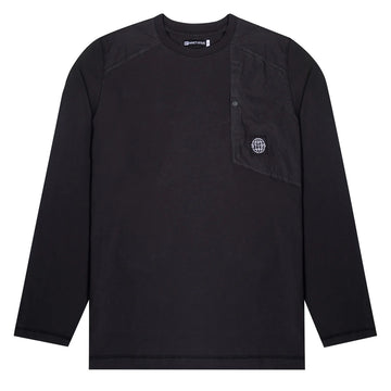 ST95 L/S Pocket Tee Black - Parasol Store
