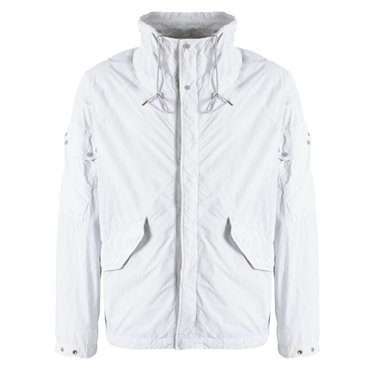 Ten C Hooded Mid Layer Grey Microchip - Parasol Store