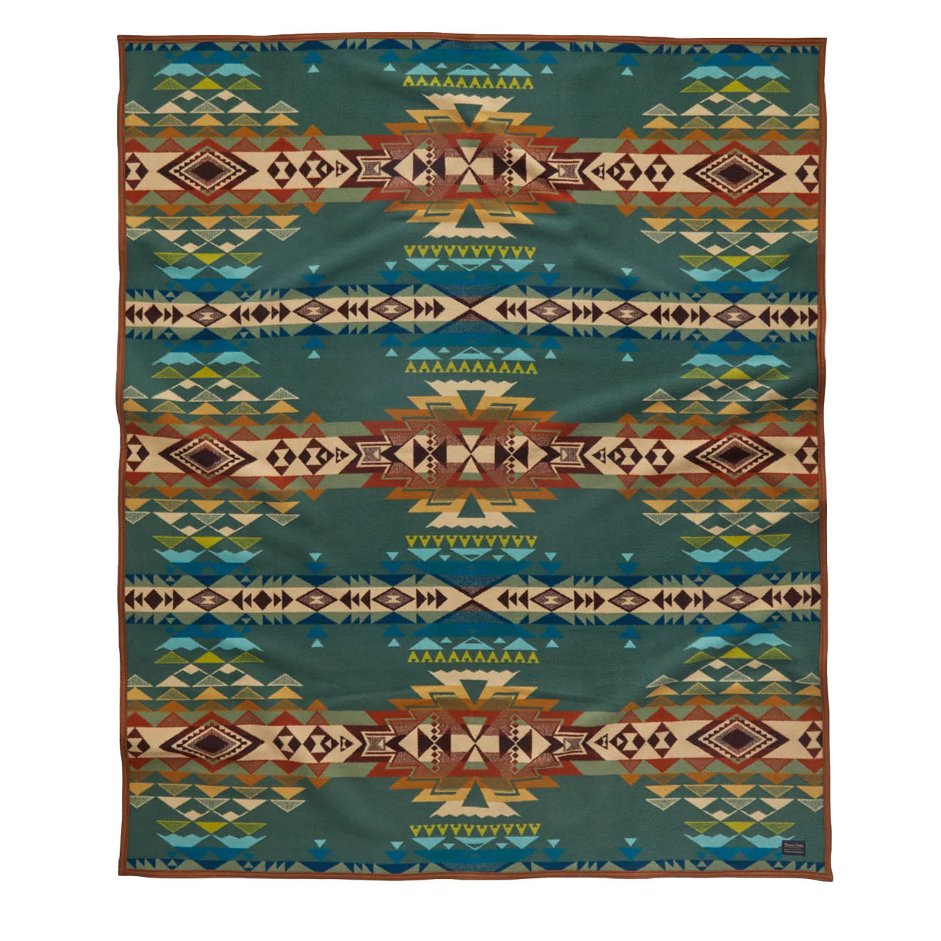 Pendleton Jacquard Napped Robe Highland Peak Balsam - Parasol Store