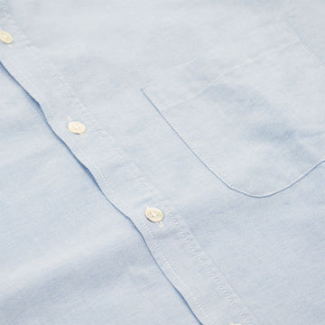 Portuguese Flannel L/S Oxford Button Down Belavista Shirt Sky - Parasol Store