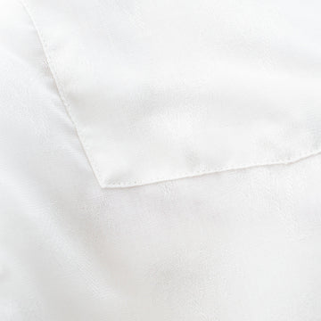 Portuguese Flannel S/S Camp Shirt Modal Jacquard Palm Tree White - Parasol Store