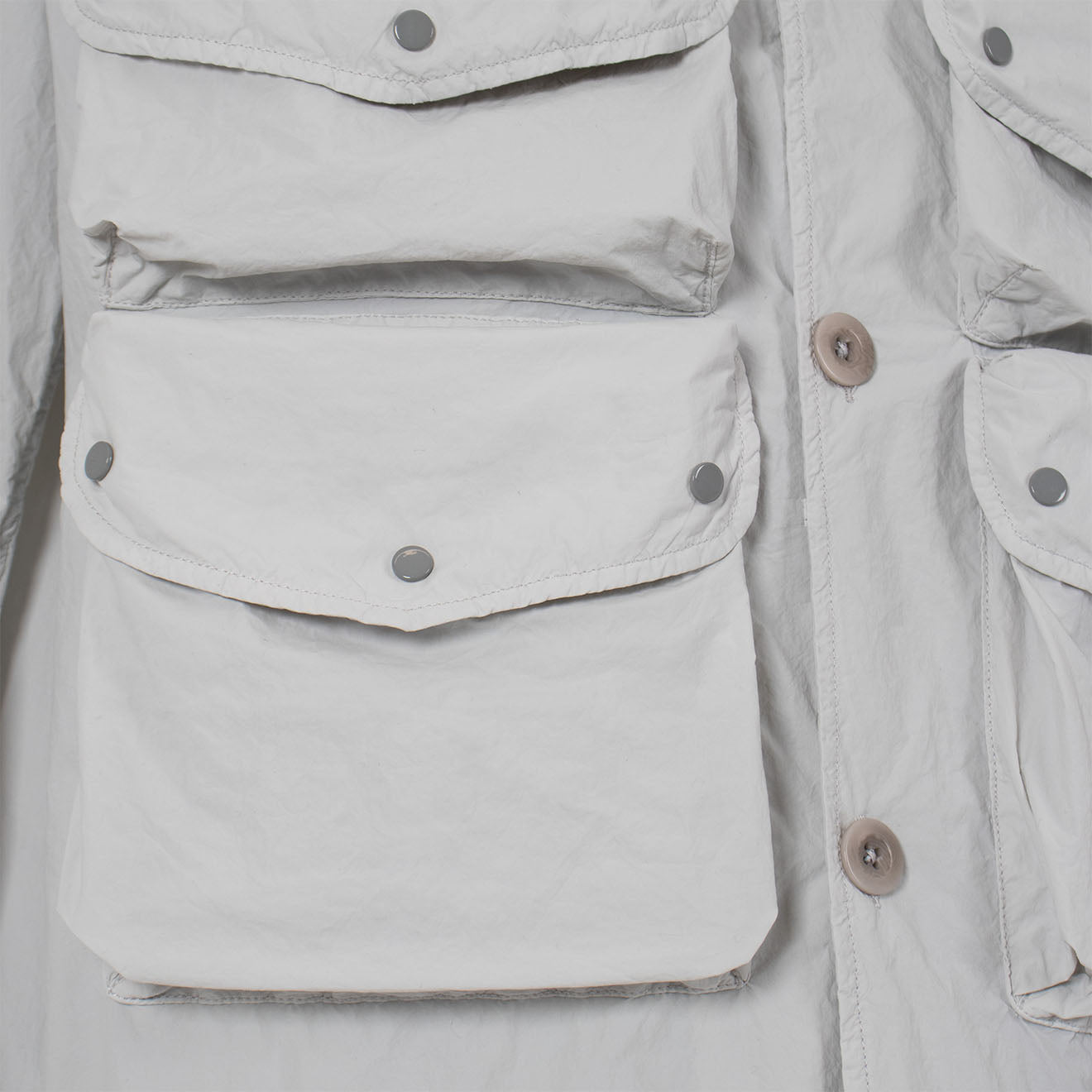 Ten C Lightweight Jacket Grey Microchip - Parasol Store