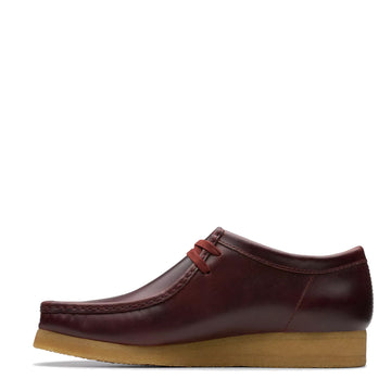Clarks Originals Wallabee Deep Red Leather - Parasol Store