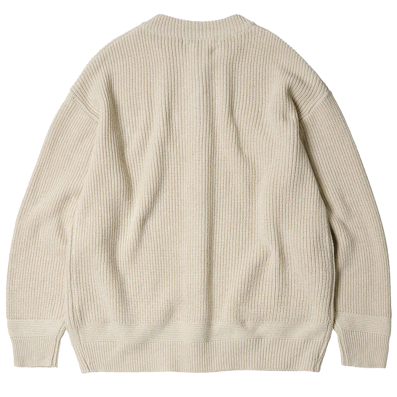 Frizmworks Heavy Wool Round Cardigan Cream - Parasol Store