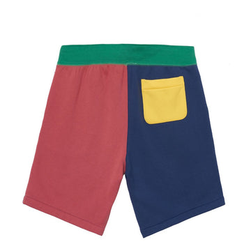 Polo Ralph Lauren The RL Fleece Colour-Blocked Short Light Navy Multi - Parasol Store