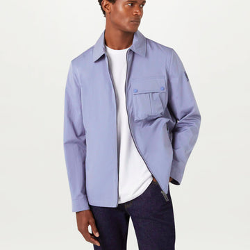 Belstaff Drome Overshirt Pale Heather - Parasol Store