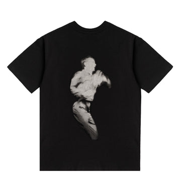 Postal Disorder Print Back Print Tee Black - Parasol Store