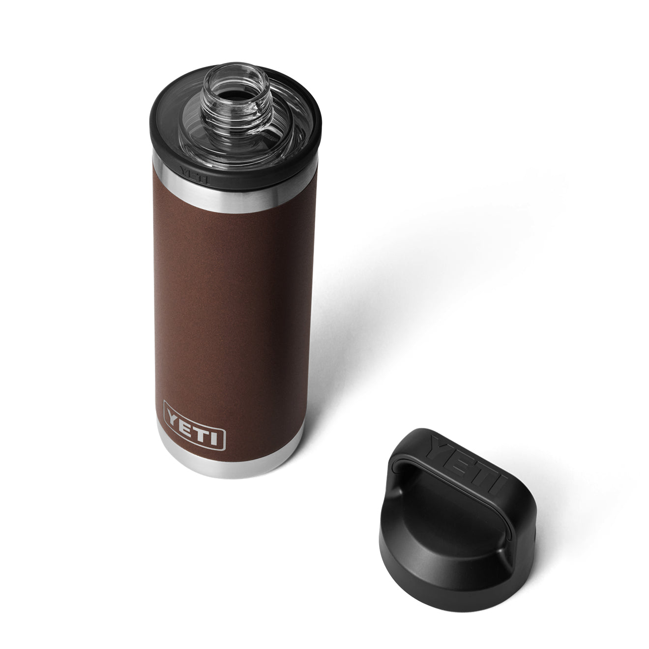 YETI Rambler 18oz Bottle Chug Wetlands Brown - Parasol Store