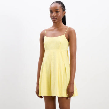 Damson Madder Iris Mini Dress Butter Broderie - Parasol Store