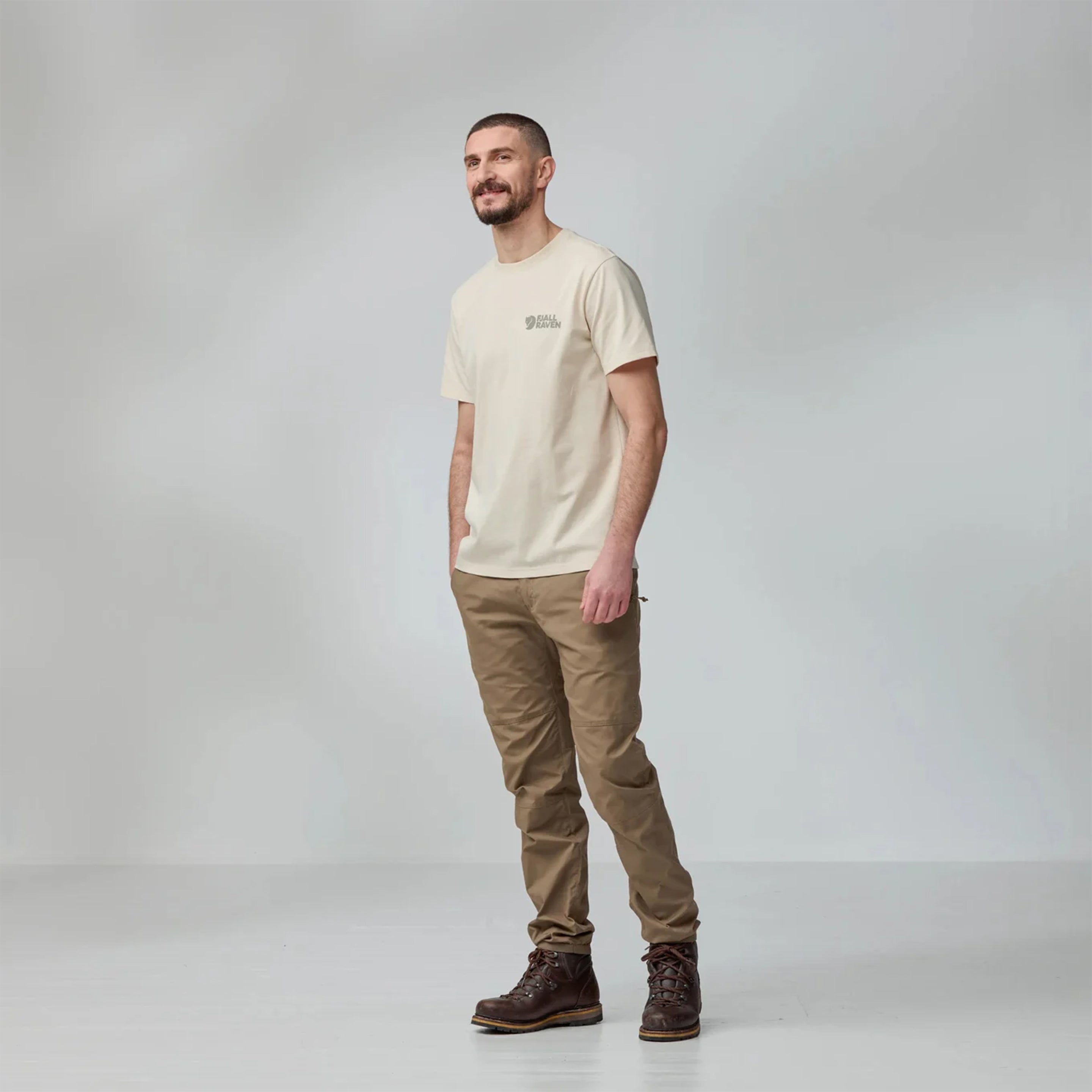 Fjallraven Heavy Classic T-shirt Chalk White