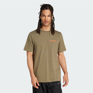 Adidas Terrex Graphic T-Shirt Olive Strata - Parasol Store
