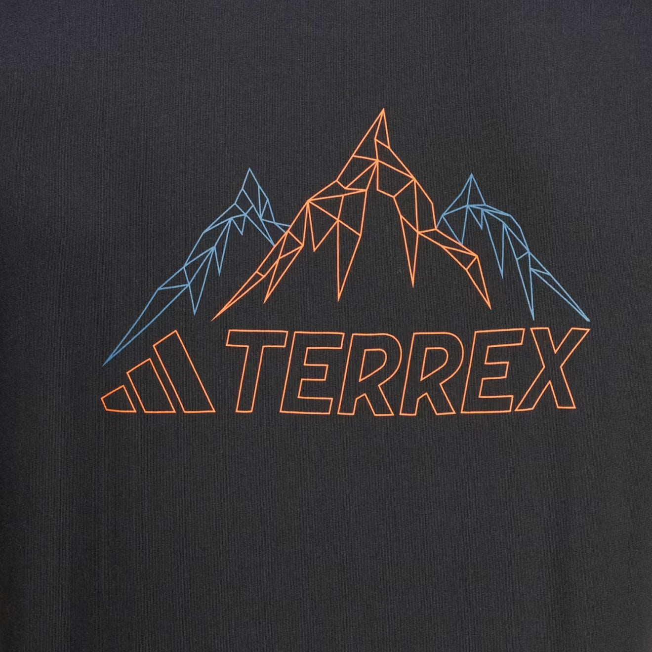 Adidas Terrex Mountain Graphic T-Shirt Black - Parasol Store
