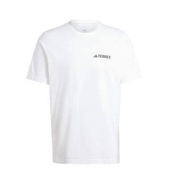 Adidas Terrex Mountain Graphic T-Shirt White - Parasol Store
