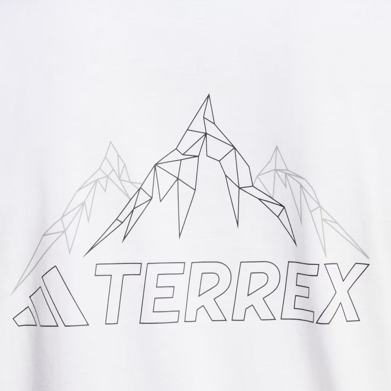 Adidas Terrex Mountain Graphic T-Shirt White - Parasol Store