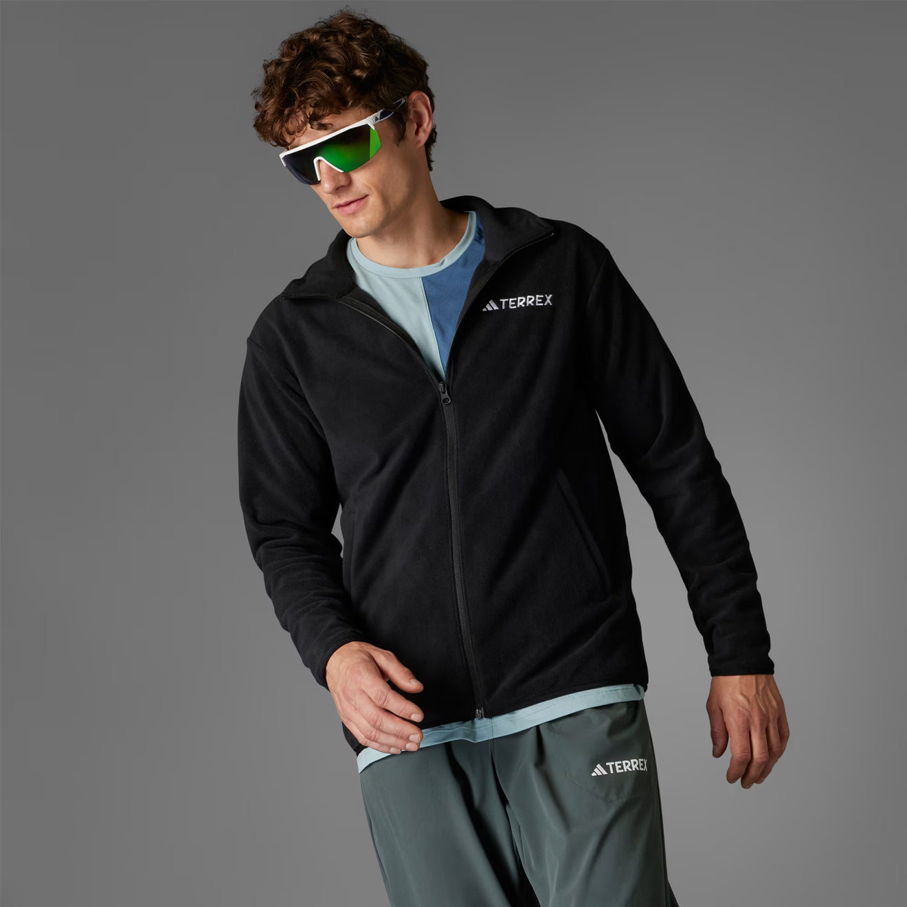 Adidas Terrex Multi Essentials Full-Zip Fleece Jacket Black - Parasol Store