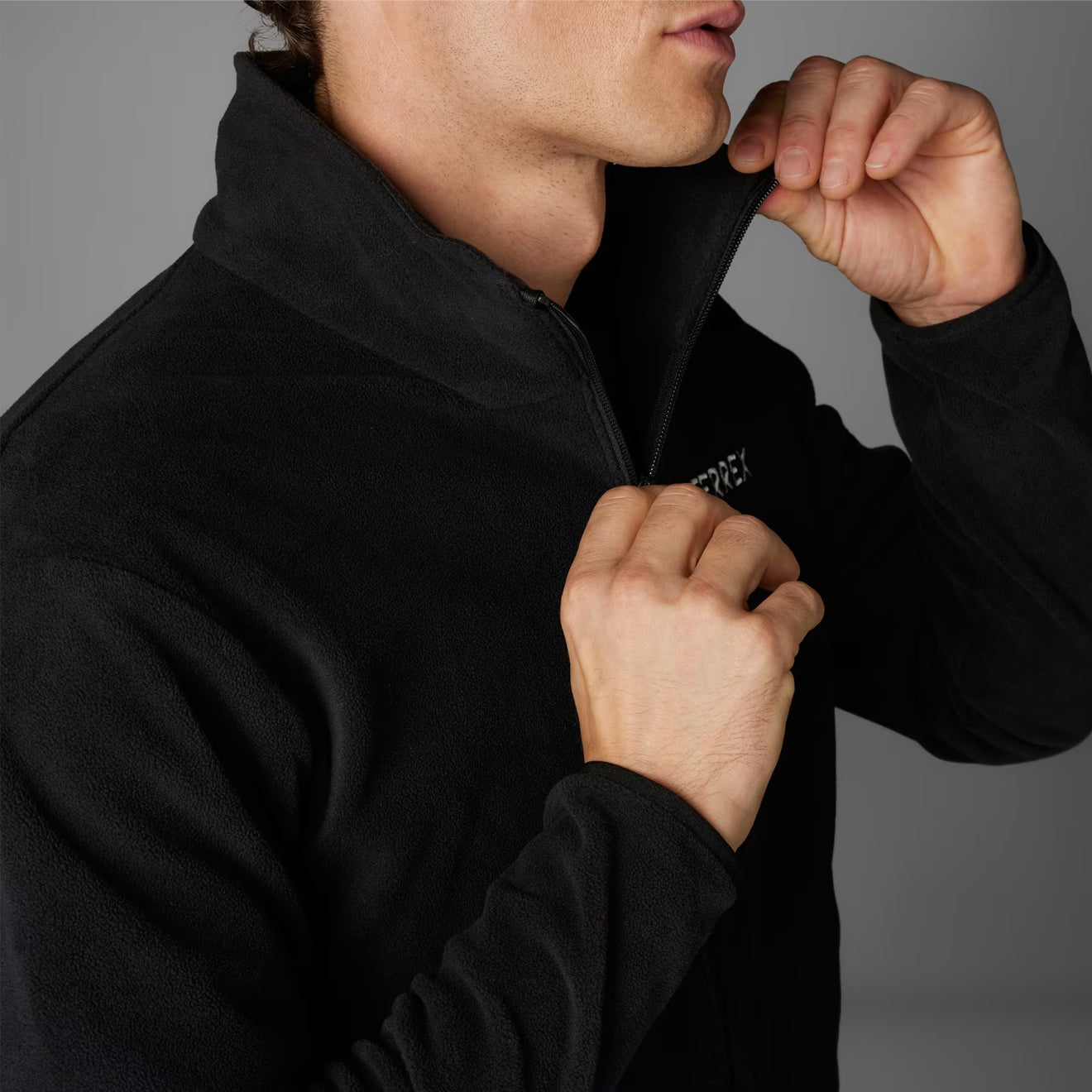 Adidas Terrex Multi Essentials Full-Zip Fleece Jacket Black - Parasol Store
