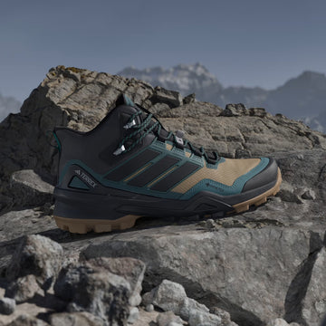 Adidas Terrex Skychaser Mid GORE-TEX Hiking Shoes Cardboard / Core Black / Preloved Teal - Parasol Store