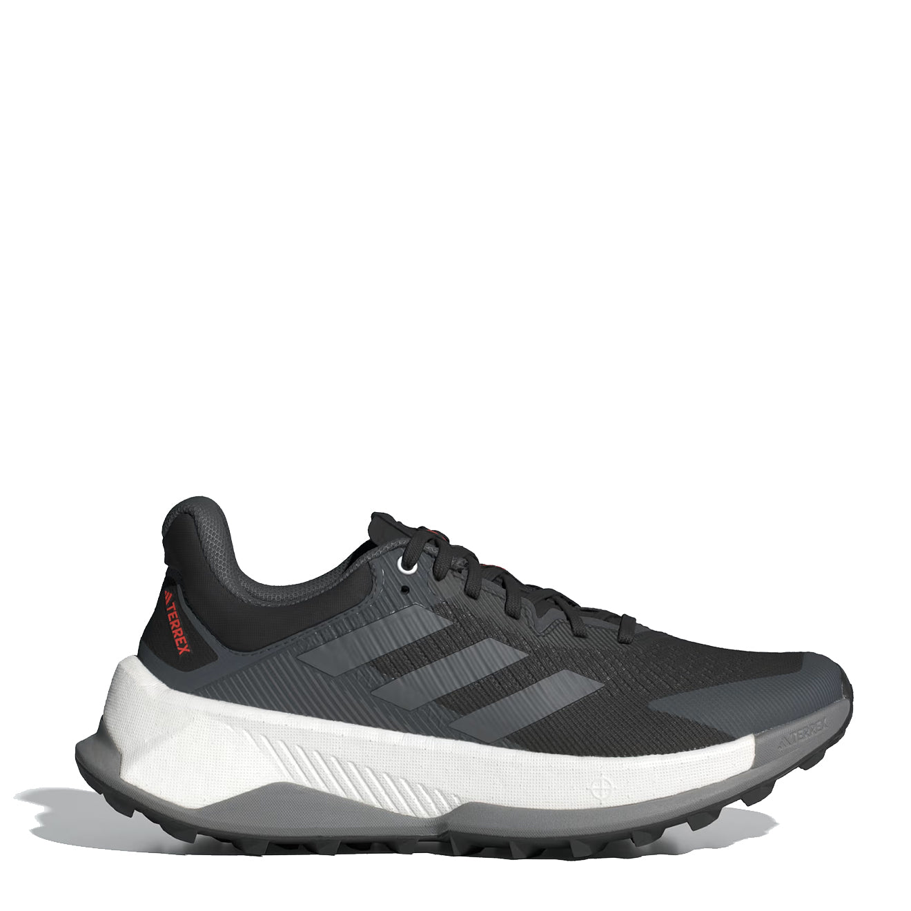 Adidas Terrex Soulstride Ultra Trail Running Shoes Core Black / Grey Four / Impact Orange - Parasol Store