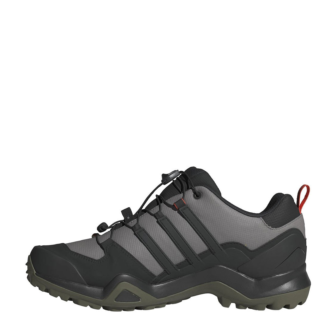 Adidas Terrex Swift R2 Gore-Tex Hiking Shoes Charcoal Grey / Core Black / Olive Stratus - Parasol Store