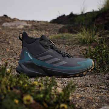 Adidas Terrex Trailmaker 2.0 Mid Gore-Tex Hiking Shoes Grey / Preloved Teal - Parasol Store