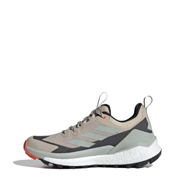 Adidas Terrex Womens Free Hiker 2.0 Low Gore-Tex Wonder Beige / Core Black / Semi Impact Orange - Parasol Store