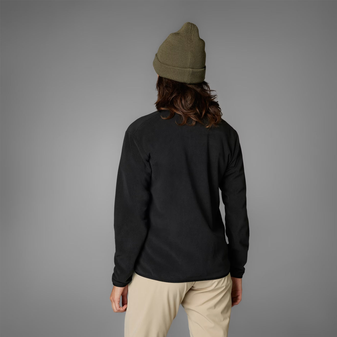 Adidas Terrex Womens Multi Essentials Full-Zip Fleece Jacket Black - Parasol Store