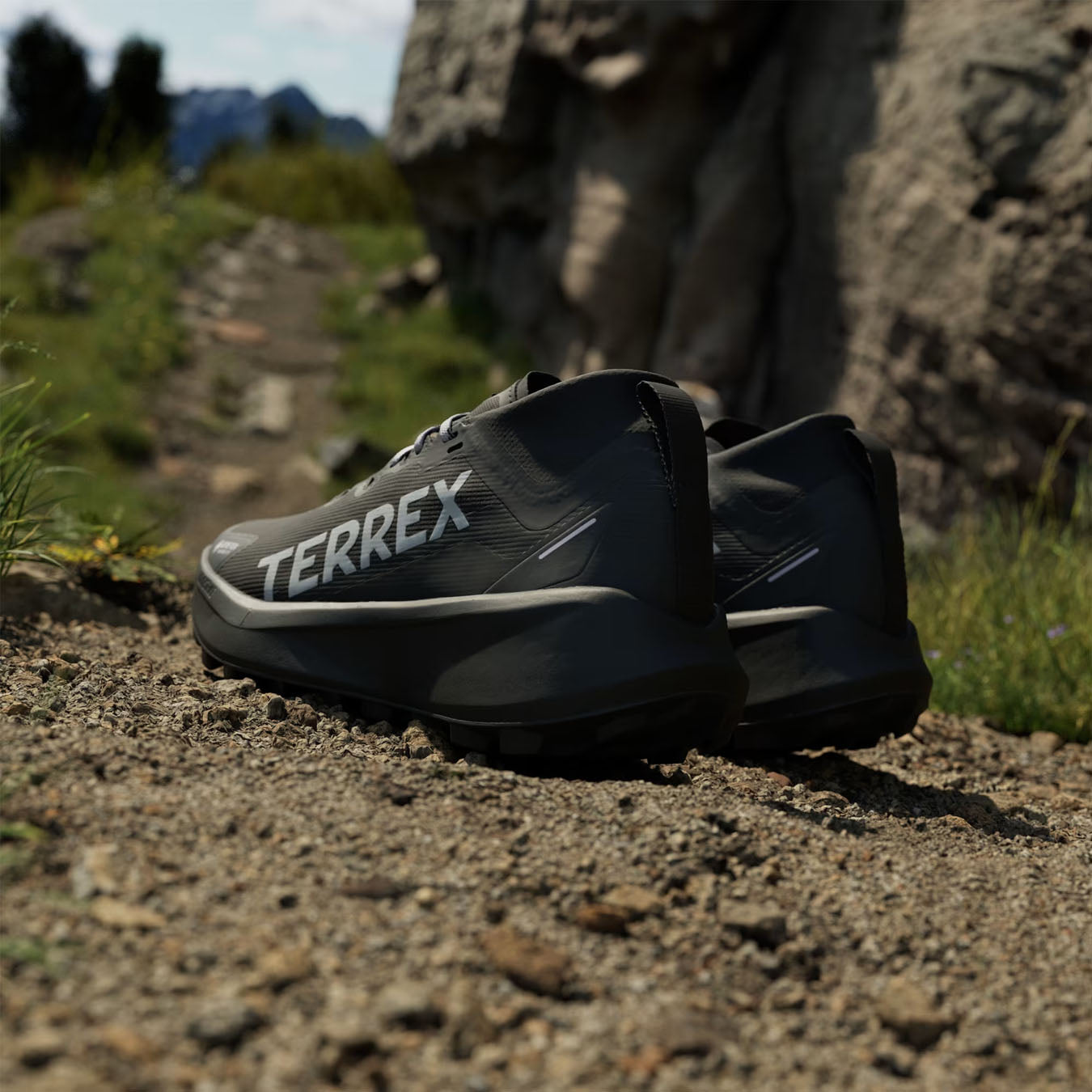 Adidas Terrex Womens Terrex Agravic trail running shoes GTX Black - Parasol Store