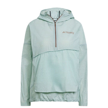 Adidas Terrex Womens Xploric Wind Anorak Semi Flash Aqua - Parasol Store
