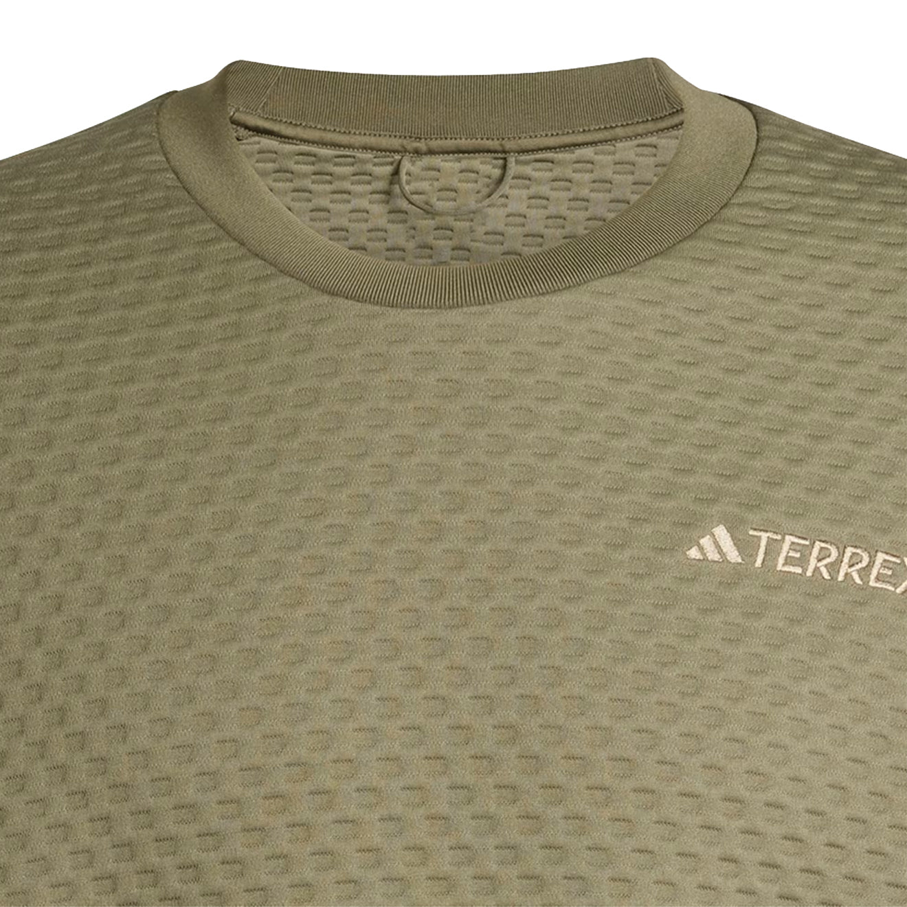 Adidas Terrex Xploric Crewneck Sweatshirt Olive Strata - Parasol Store