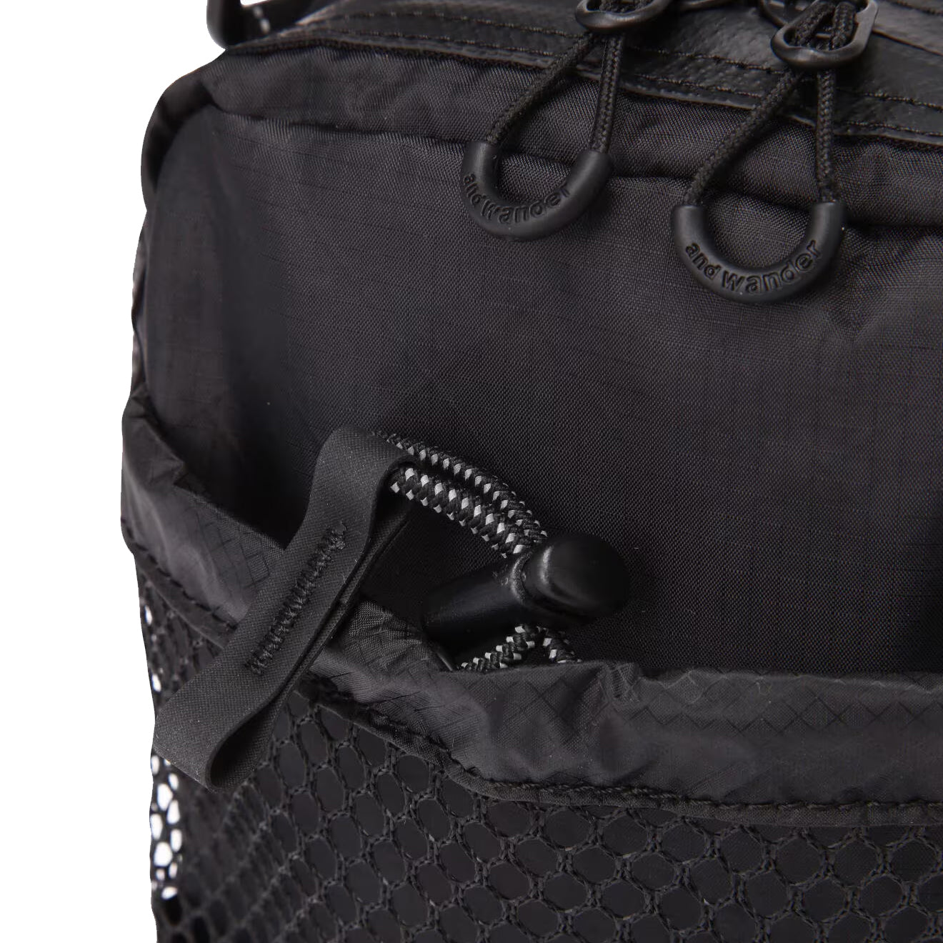 And Wander Ecopak Sholder Pouch Black - Parasol Store