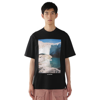 And Wander Gracier Printed T-Shirt Black - Parasol Store
