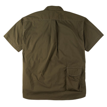 And Wander Multi Pocket S/S Shirt Khaki - Parasol Store