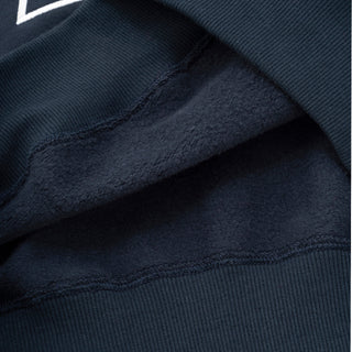 And Wander x Maison Kitsune Cotton Sweatshirt Navy - Parasol Store