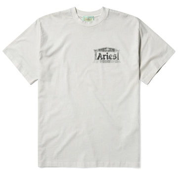 Aries Aged Ancient Temple SS Tee Off White - Parasol Store