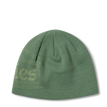 Aries Temple Embossed Skull Beanie Green - Parasol Store