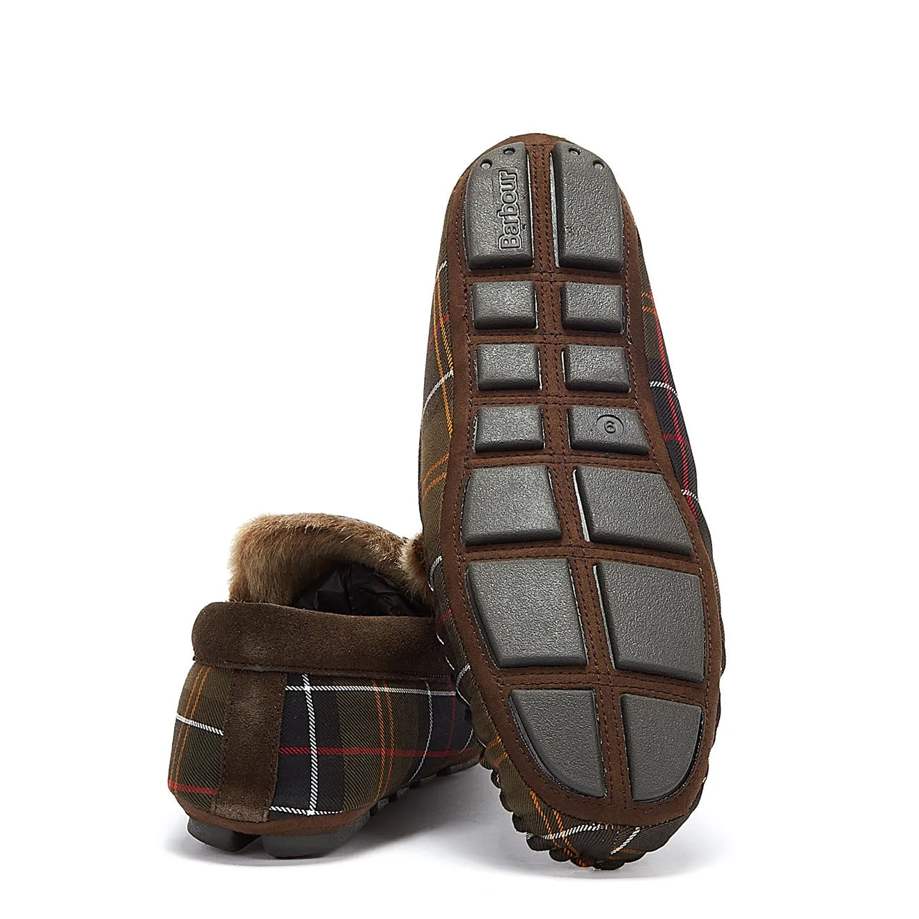 Barbour Monty Slippers Recycled Classic Tartan - Parasol Store