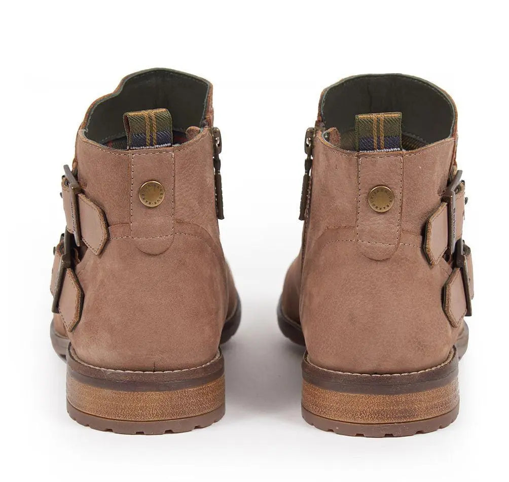 Barbour Womens Sarah Low Buckle Boot Taupe Barbour