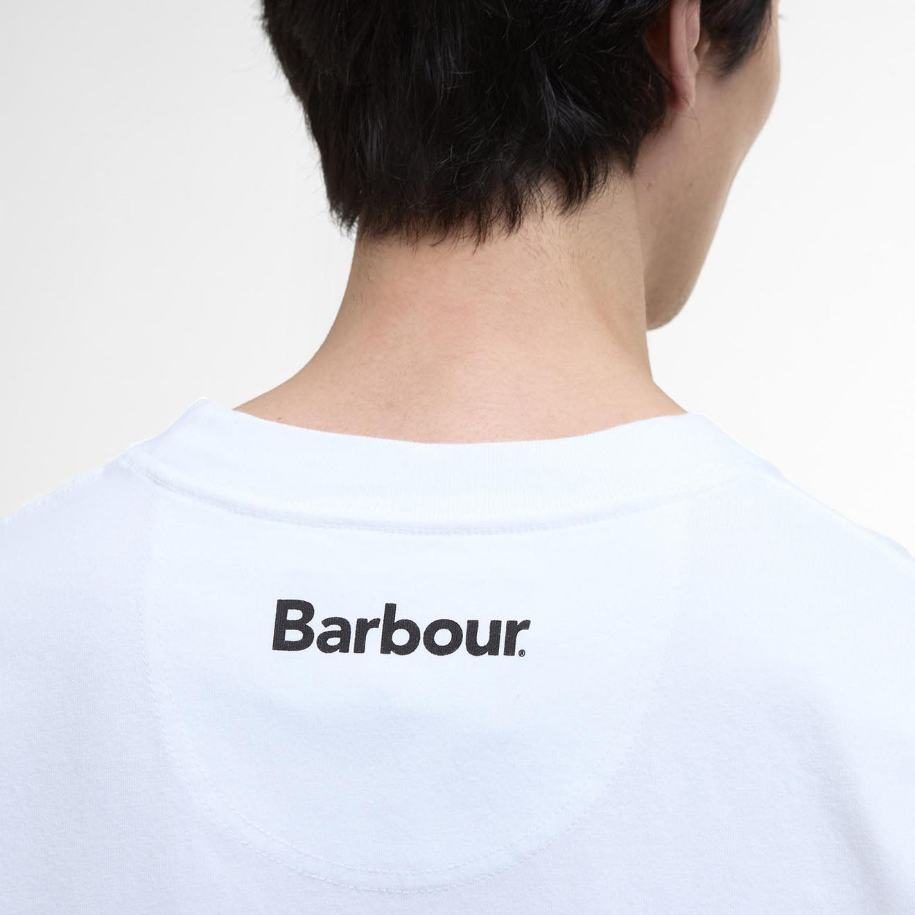 Barbour All-Weather Graphic Fit T-Shirt White - Parasol Store