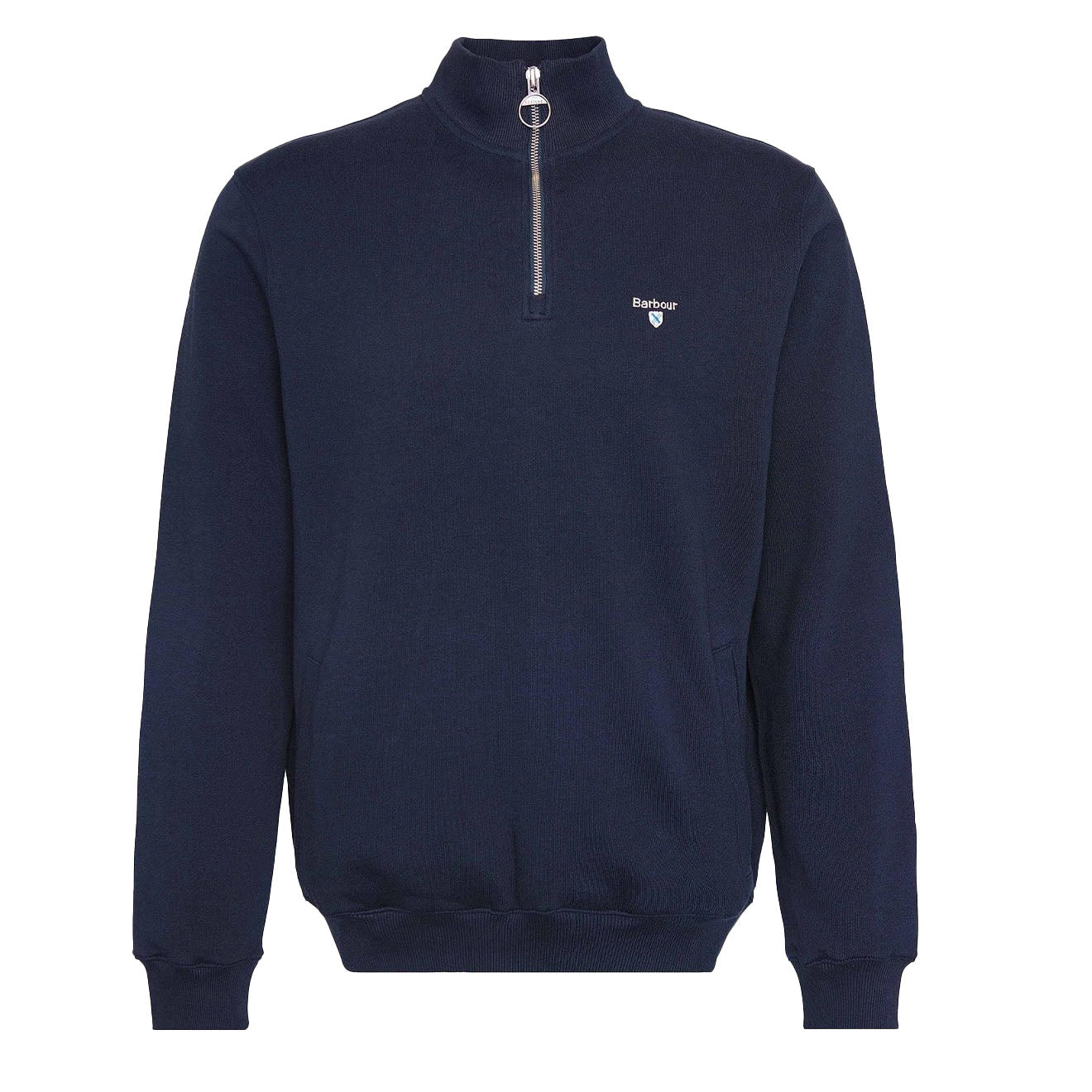 Barbour Beckhill Half Zip Sweatshirt Navy - Parasol Store