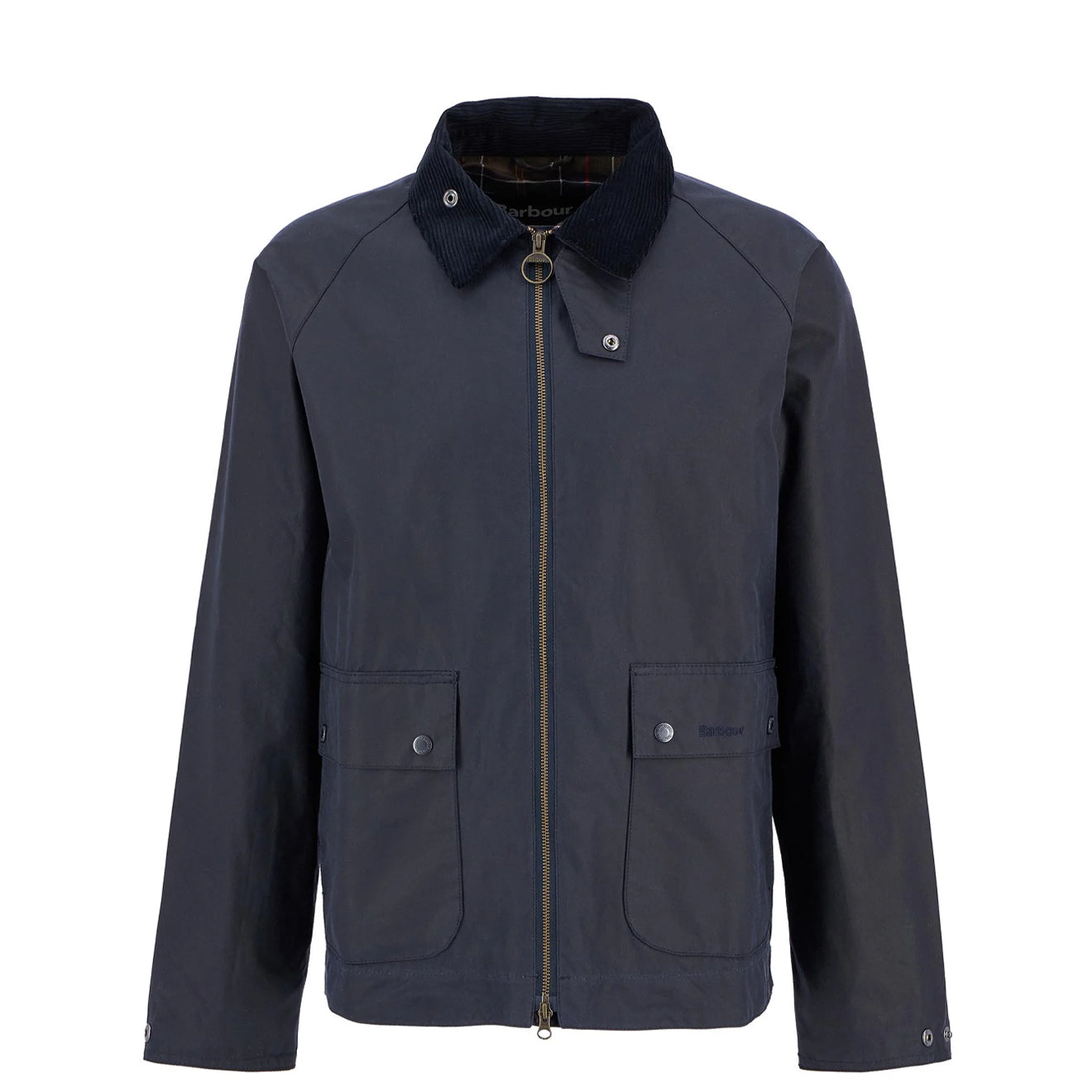 Barbour Bedale Short Waxed Jacket Navy – Parasol Store