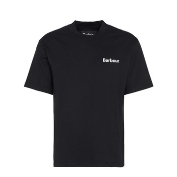 Barbour Bowery Oversized Graphic T-Shirt Black - Parasol Store
